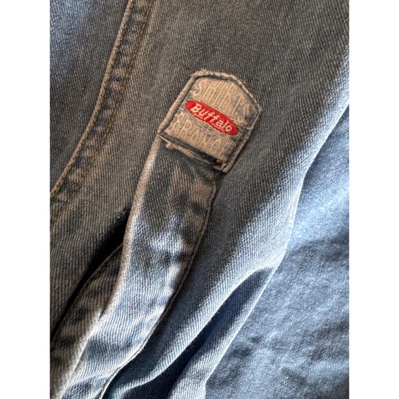 Vintage Classic Buffalo de France Heavyweight M Denim Button Up Work Shirt - Picture 4 of 9